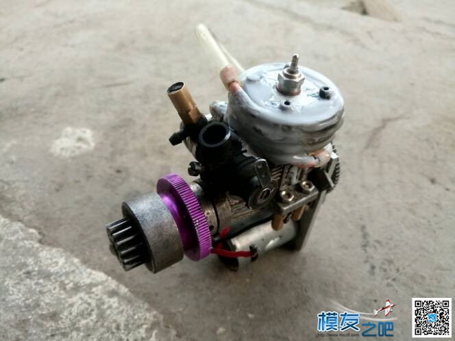 1/14MAN油动水冷重拖制作进行时！！ DIY,发动机,油动 作者:旺仔灬 2009 
