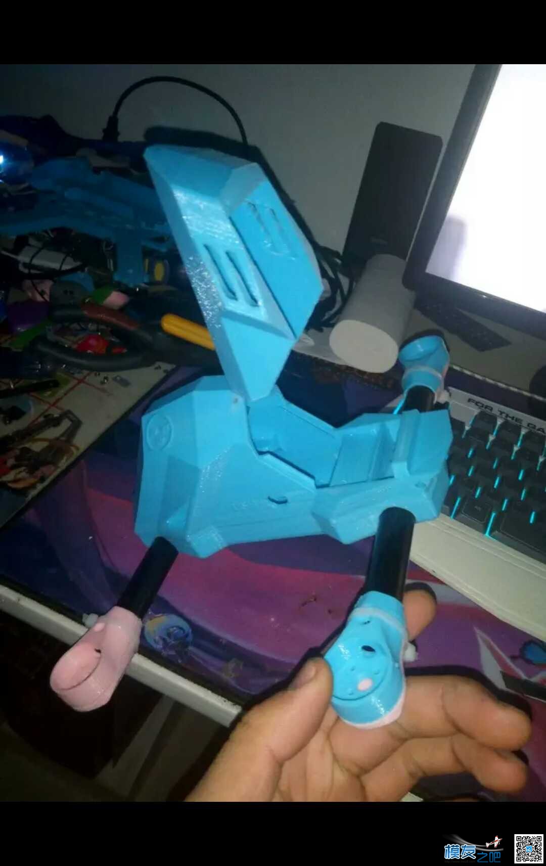 分享一个3d打印穿越机机架 穿越机,3d打印,机架,打印机 作者:yankai123 2227 