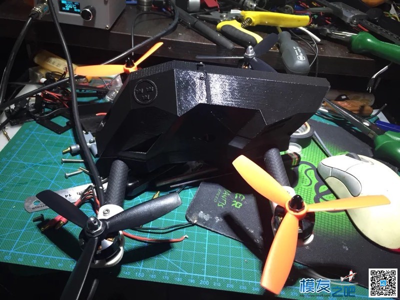 分享一个3d打印穿越机机架 穿越机,3d打印,机架,打印机 作者:lg5xueyulong 7133 