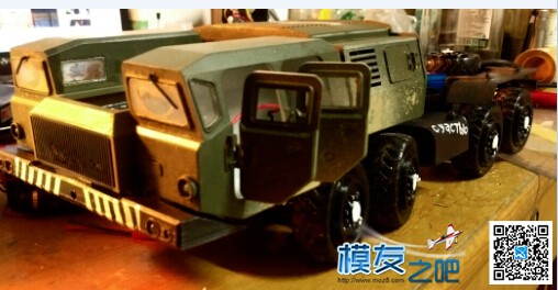 胶板DIY 1:24 8轮机动火炮平台 模型,3D打印,DIY 作者:德克斯特 2314 