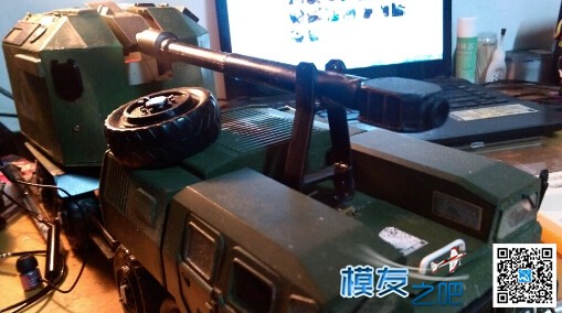 胶板DIY 1:24 8轮机动火炮平台  作者:德克斯特 6298 