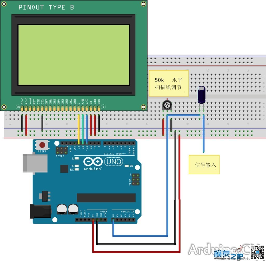基于Arduino的数字示波器 [转帖] 示波器 作者:羡慕许仙曰过蛇 7283 