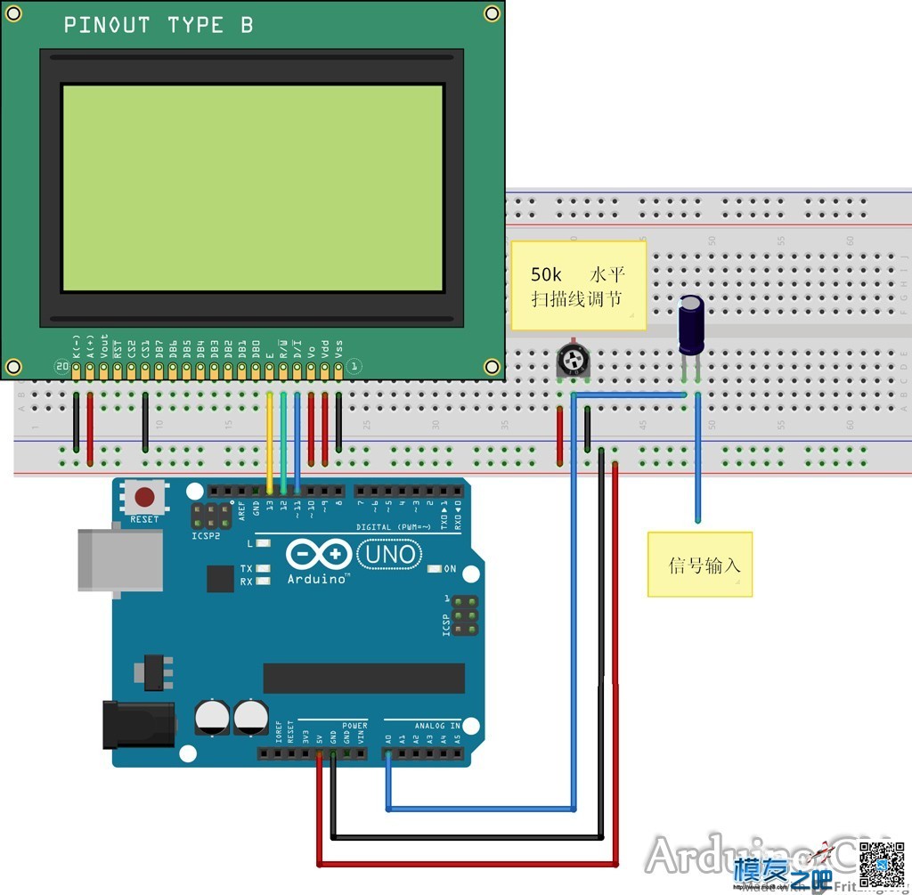 基于Arduino的数字示波器 [转帖] 示波器 作者:羡慕许仙曰过蛇 8737 