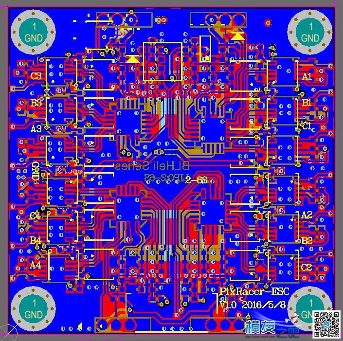 BLHeli_S SiLabs 开源资料，不断更新。 开源,PIX,PCB,BLheli,死区时间 作者:juzhen 7232 