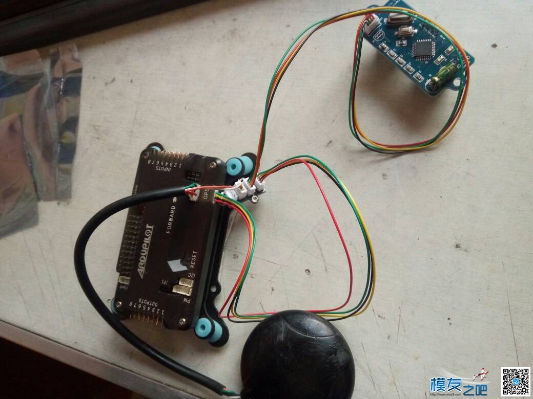 超声波模块接独立5伏，罗盘失效 电池,DIY,APM 作者:YID94xSdZl 985 