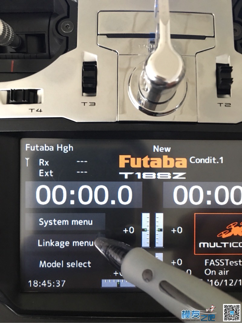 Futaba 18sz 玩穿越机模拟器  freerider的设置方法！ 穿越机,遥控器,模拟器,FUTABA,baidu 作者:hgh2000 5780 