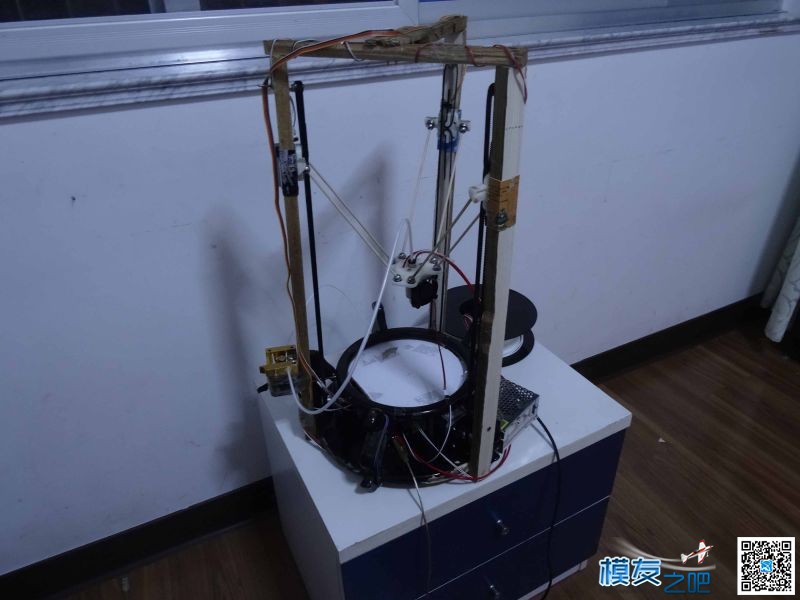 国外开源kossel --3D打印机 打印机,三角形,性价比,便宜,制作 作者:@芋头 2487 