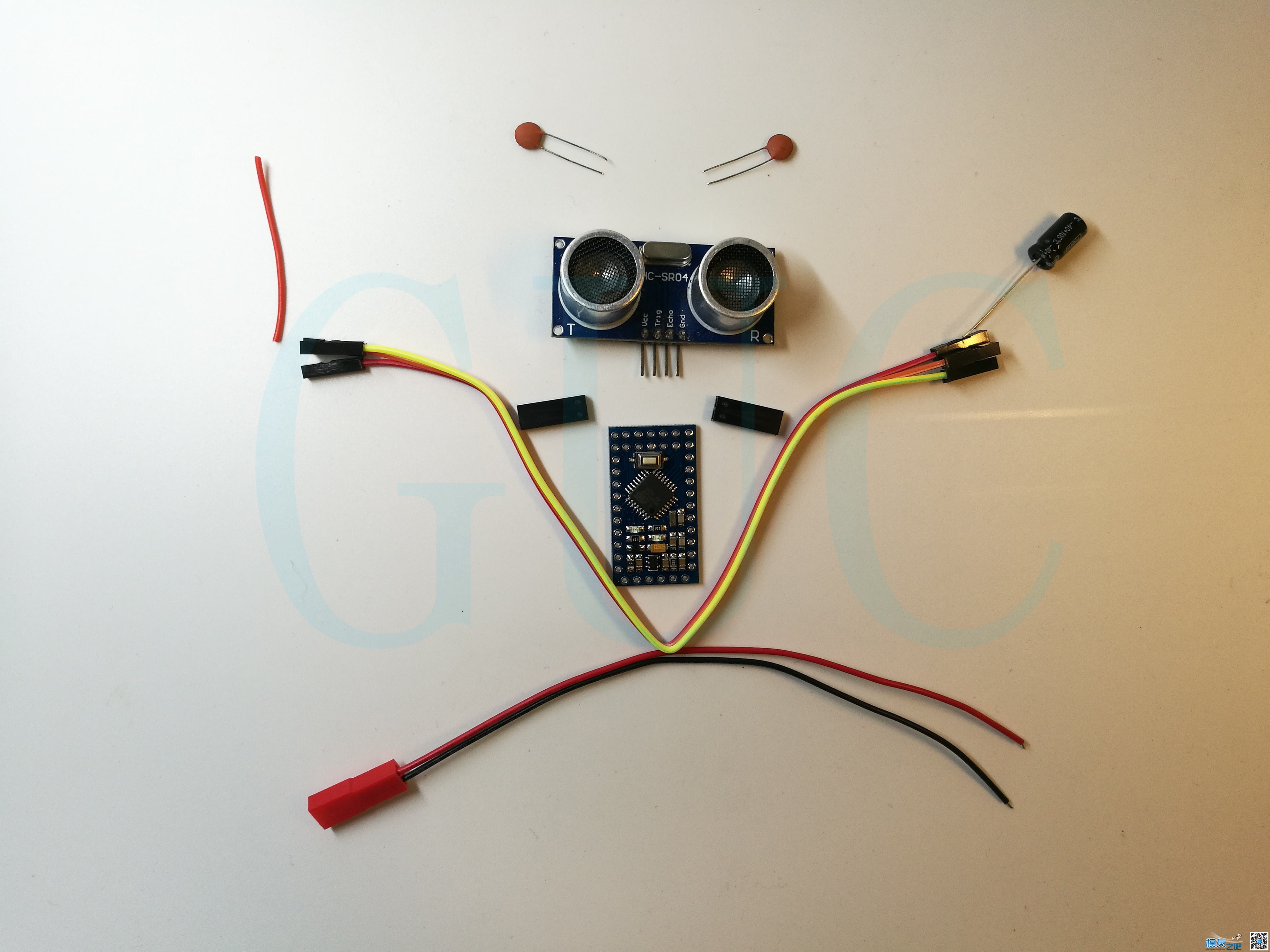 【GUC CIY】超声波辅助飞行模块 制作,超声波 作者:Guc 2772 