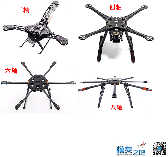 多轴飞行器DIY教程------多轴机架 飞行器,螺旋桨 作者:小布 9017 