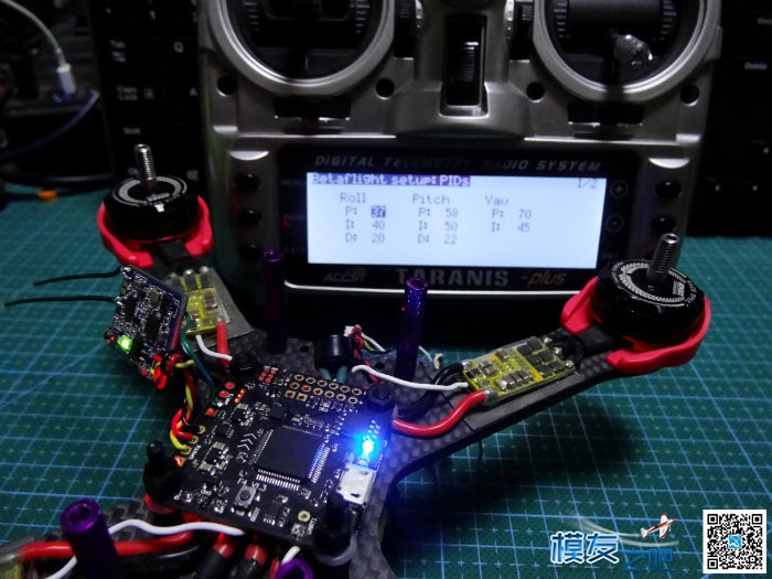 【教程】X9D+使用FlyMaster F4飞控Sport端口设置BF的PID参数 飞控,遥控器,FRSKY,接收机,固件 作者:花菜 1083 