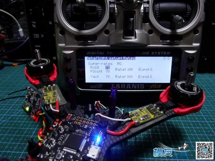 【教程】X9D+使用FlyMaster F4飞控Sport端口设置BF的PID参数 飞控,遥控器,FRSKY,接收机,固件 作者:花菜 2450 