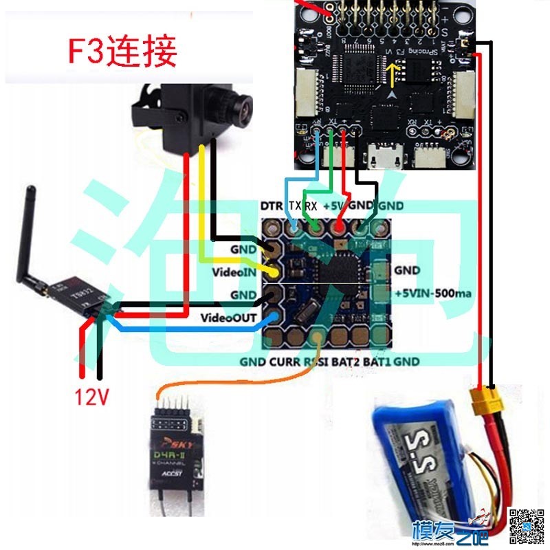 各种CF BF固件飞控，加装OSD的方法 飞控,固件,OSD,youku 作者:泡泡 1900 