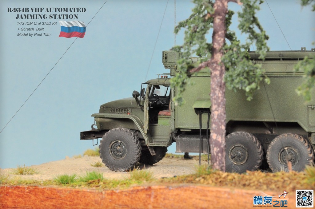 静态航模：1/72 R-934B 俄罗斯&quot;汽车场&quot;电子干扰站（百张图） 电子,而且,俄罗斯汽车,直升机,无人机 作者:小布 2469 