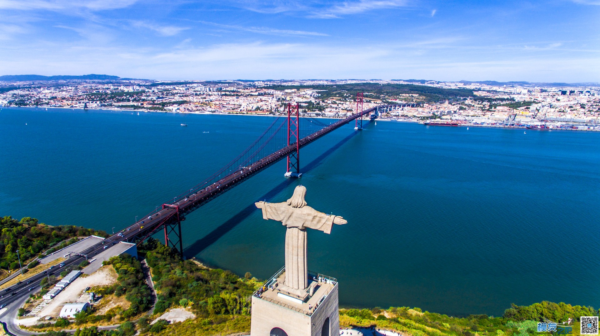 航拍点攻略：耶稣像与绝美海景 葡萄牙航拍攻略 葡萄牙,耶稣 作者:@芋头 4380 