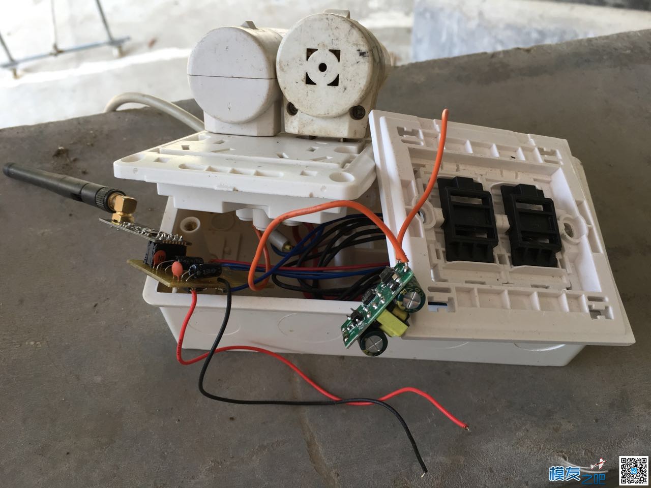 做一个双联双控2路无线开关，农业养殖房自用。 农业养殖,开关,无线 作者:阿文先生 2902 