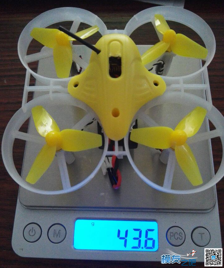 自组720空心杯室内穿越机 穿越机,电池,图传,飞控,电机 作者:tianjian1207 8167 