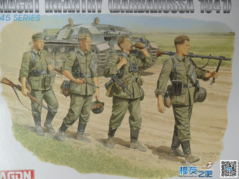 德国国防军步兵（巴巴罗萨计划 1941） 德国国防军,巴巴,计划,罗萨 作者:小布 3867 