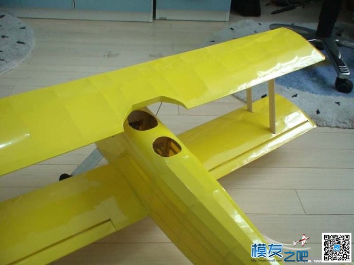 轻木双翼机DIY 电子设备,大肚子,接收机,老婆,测量 作者:大汉军魂 7406 