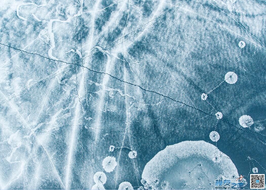 立陶宛的经纬冻湖 无人机 作者:大汉军魂 5094 