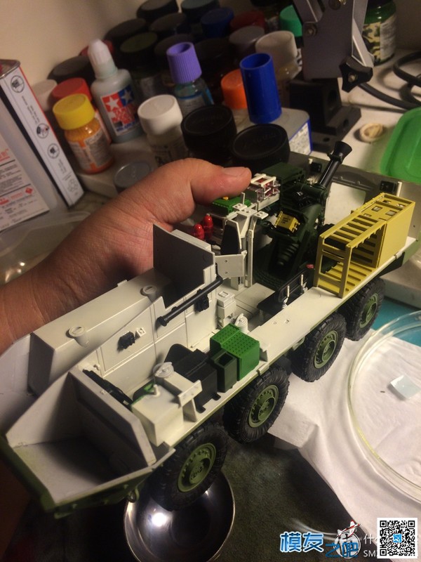 小号手 1/35  M112斯崔克 M1129自行迫击炮车 迫击炮,号手 作者:大牛 4445 