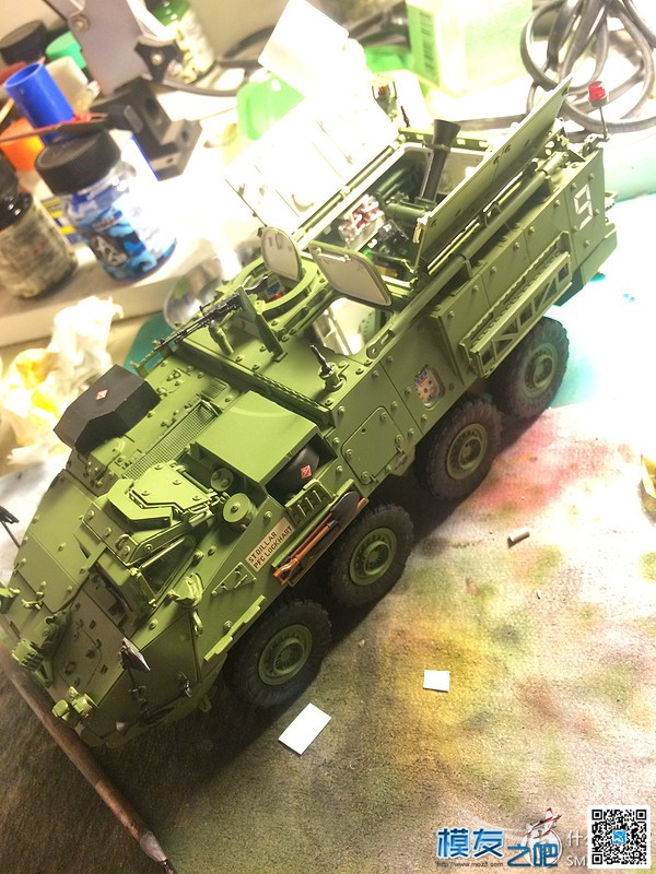 小号手 1/35  M112斯崔克 M1129自行迫击炮车 迫击炮,号手 作者:大牛 8765 