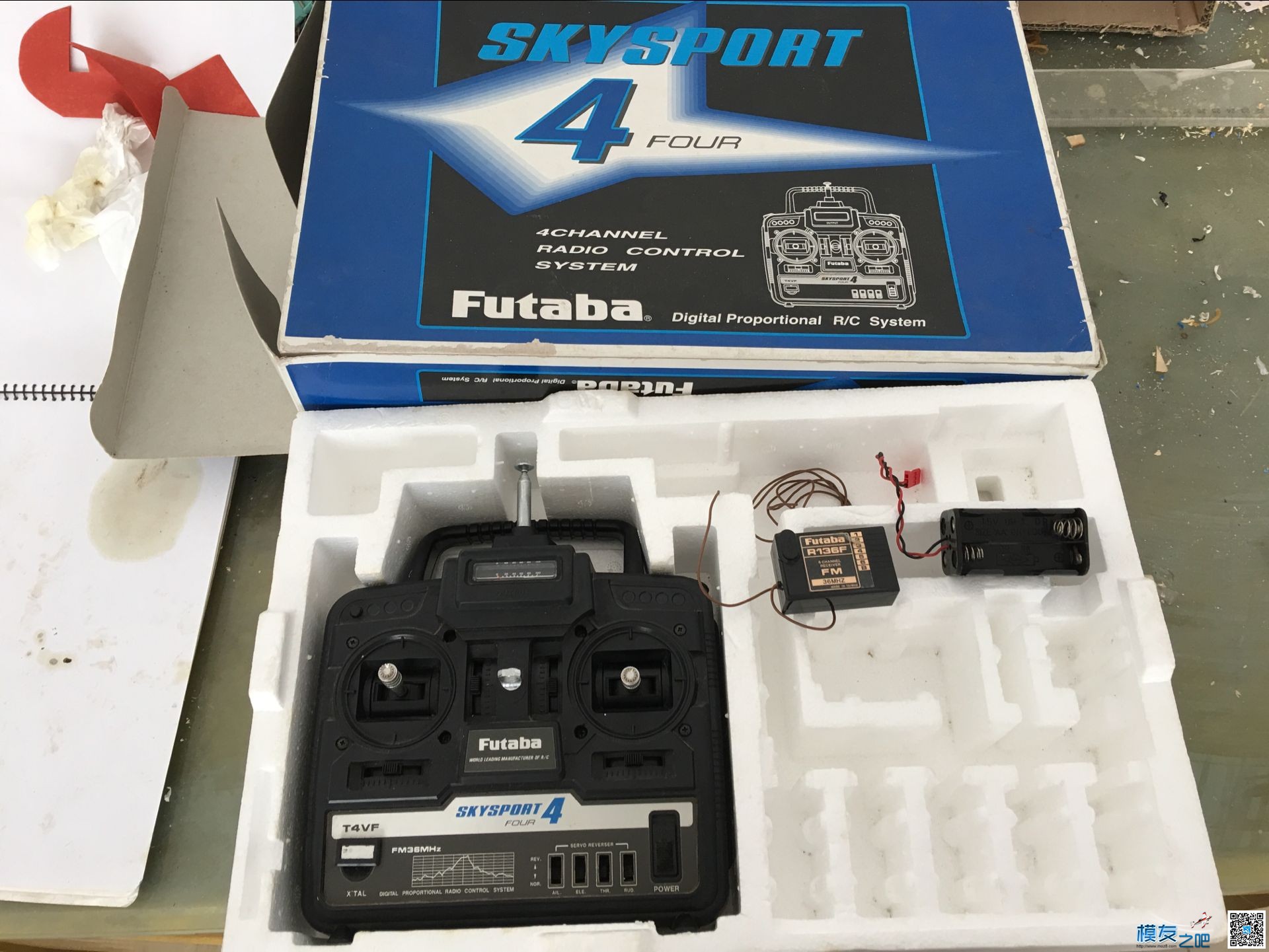 出9.9成新futabaT4VF经典遥控器 遥控器,经典 作者:372745995 617 
