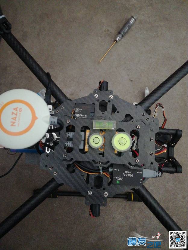 飞越650pixhawk飞控安装好  作者:石先生 1782 