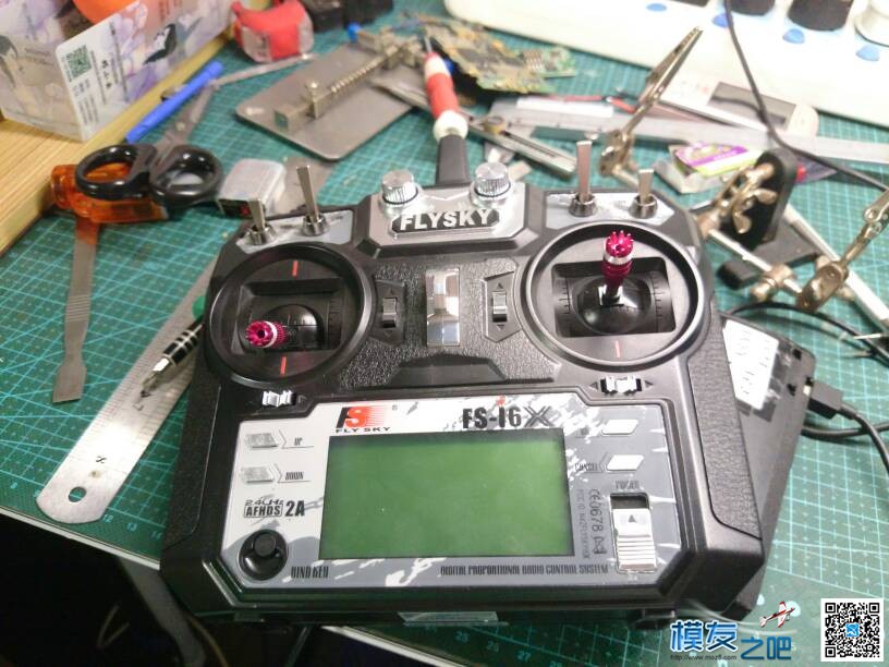 flysky富斯i6x无损改装天线改善天线死角增强距离 天线,富斯,福斯i6s改天线,福斯i6改单天线 作者:SumGle 5440 