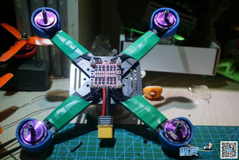 换上黑蚁飞塔爽飞 图传,飞控,电调,OSD 作者:gryffin 2615 