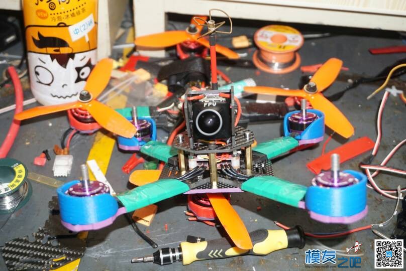 换上黑蚁飞塔爽飞 图传,飞控,电调,OSD 作者:gryffin 5348 
