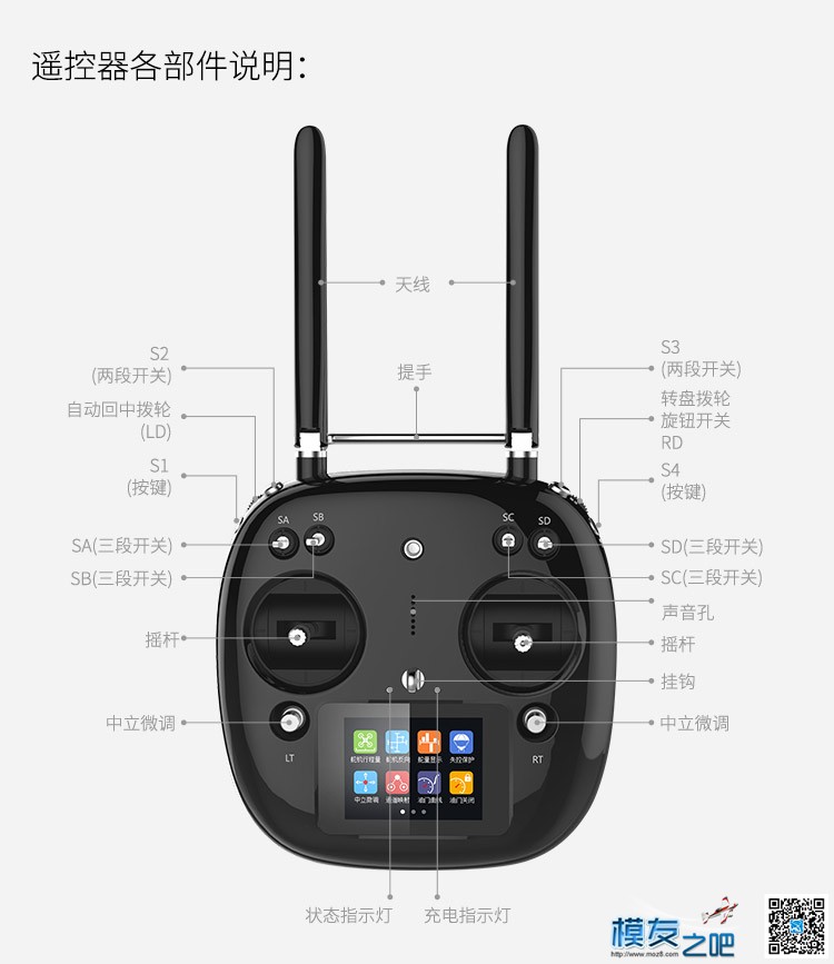 SIYI思翼科技XT32遥控器震撼预售  作者:疆域航模 8387 