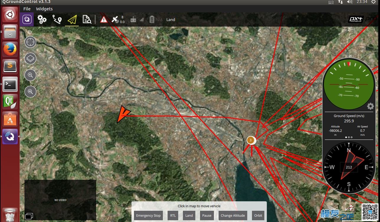 PIXHAWK和FlightGear联合仿真 仿真,固定翼,飞控,遥控器,地面站 作者:xiachuanasdf123 8383 