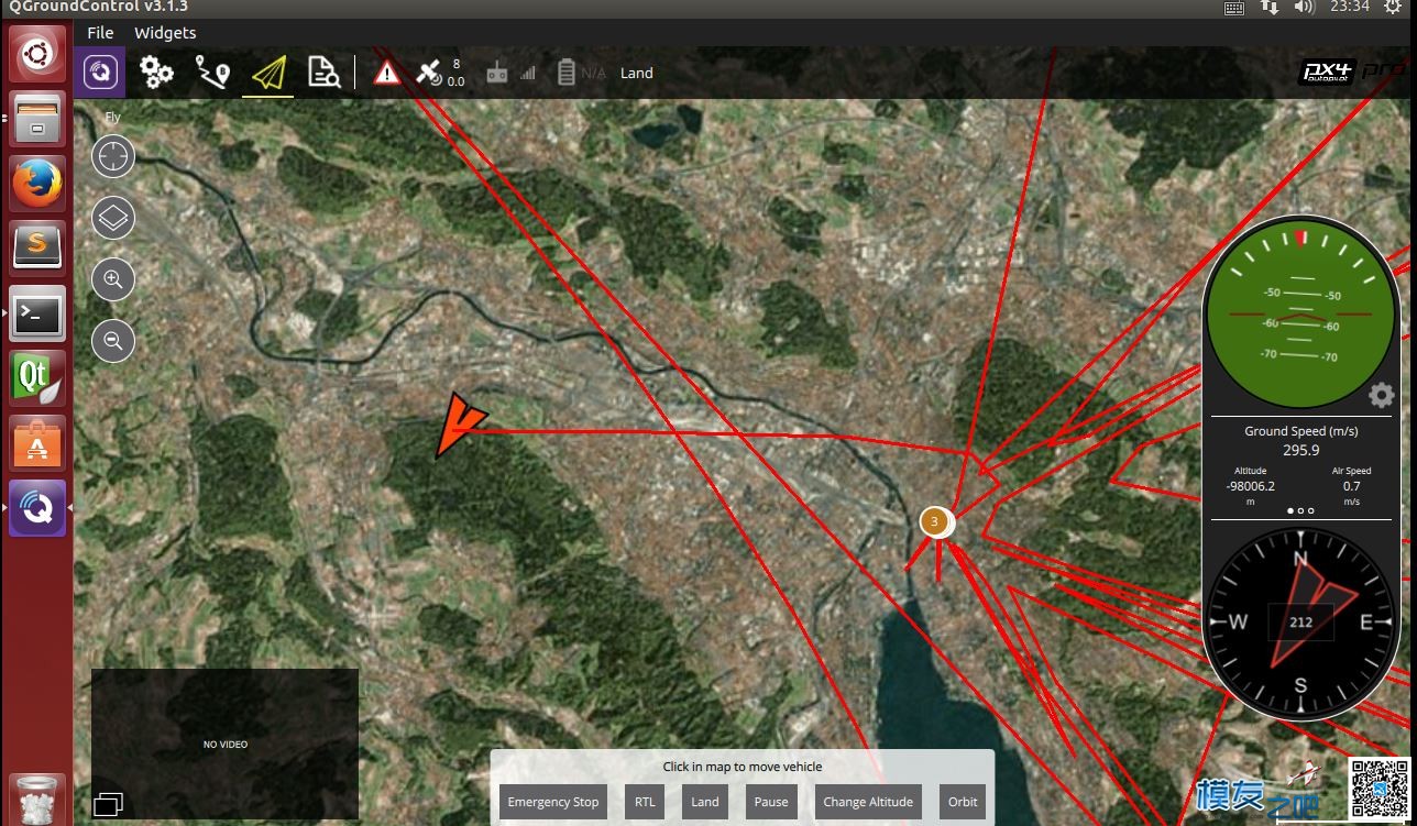 PIXHAWK和FlightGear联合仿真 仿真,固定翼,飞控,遥控器,地面站 作者:xiachuanasdf123 2444 