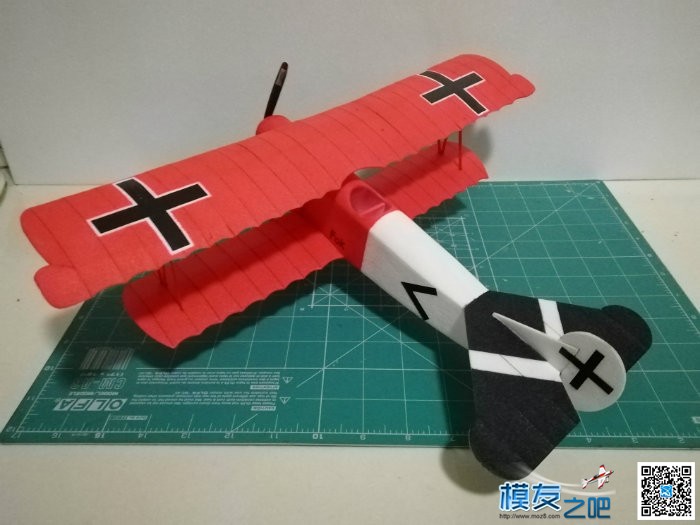 【爱因制造】新制Fokker DⅦ双翼机 舵机,接收机,aopa,双翼厂怎么样 作者:xbnlkdbxl 5054 