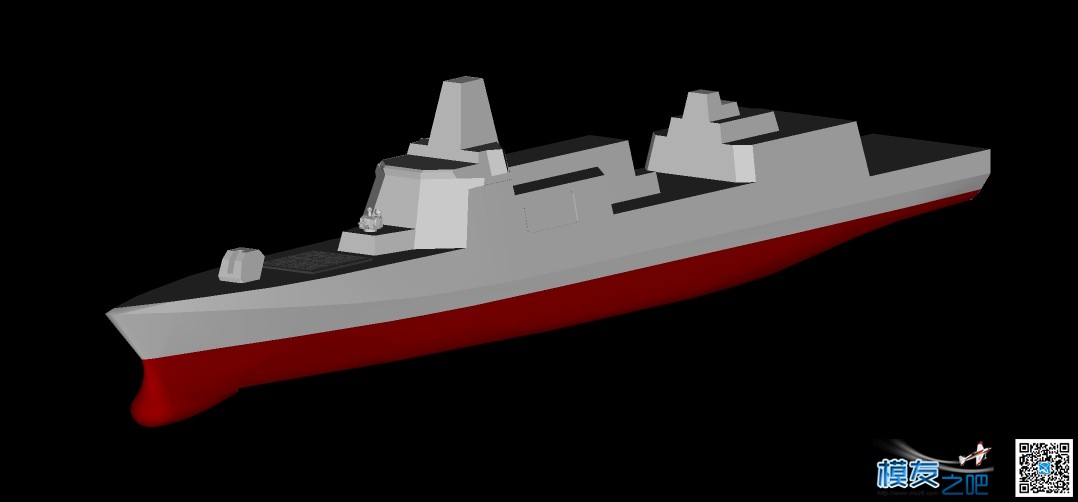 200比例 055型驱逐舰 052C型驱逐舰 作者:末日威赛尔 4165 