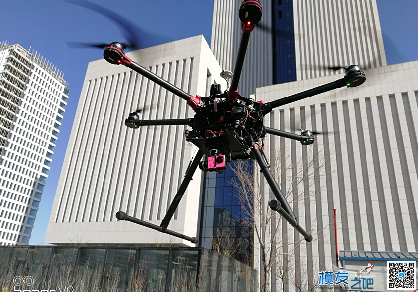 DJI S900机架挂飞宇云台和小蚁相机 云台,飞控,遥控器,FUTABA,dji 作者:空中骄子 20 