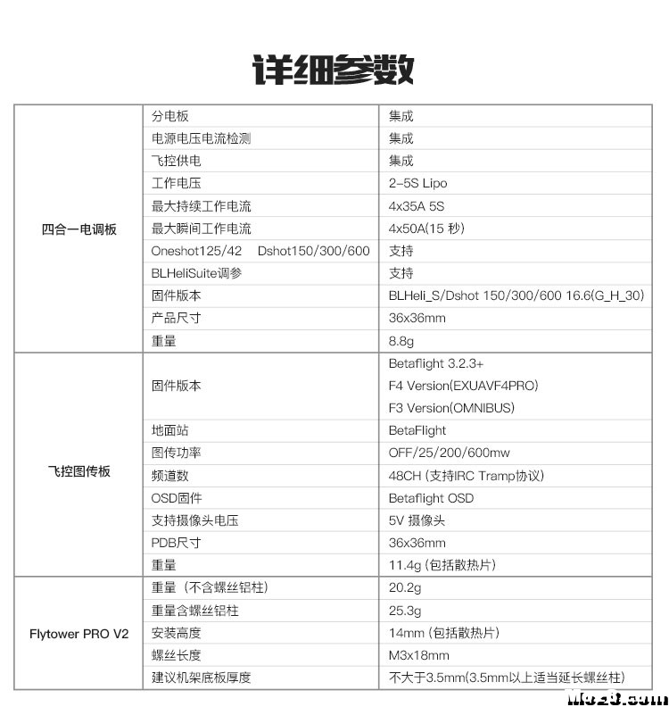 黑蚁飞塔Flytower PRO V2全新上市，结构优化，功能升级 穿越机,电池,天线,图传,飞控 作者:大熊S 8662 