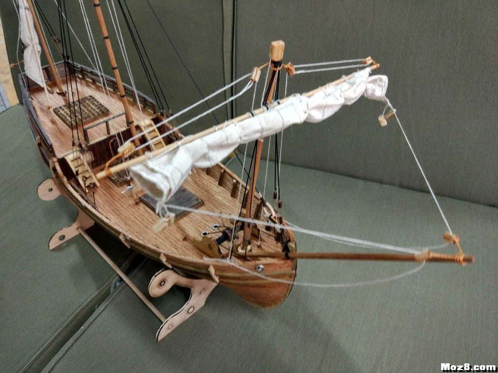 自开料制作的平塔号帆船 卡蒂萨号帆船,哥德堡号帆船,胜利号帆船 作者:mxw7172 6449 