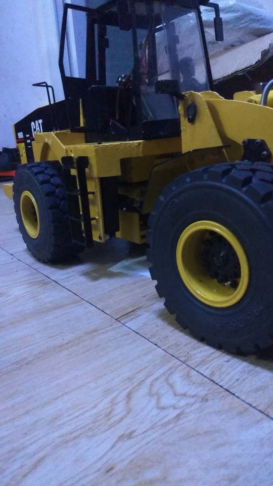 1/14卡特980G液压RC铲车模型 车模,电池,舵机,遥控器,富斯 作者:豆子模型 6778 