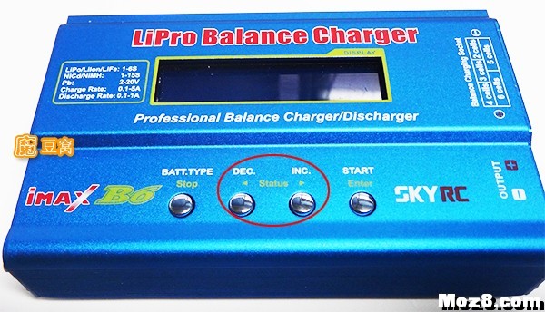B6充电器给锂电池充放电的使用说明 电池,充电器,FUTABA,平衡充 作者:大姐大 8422 