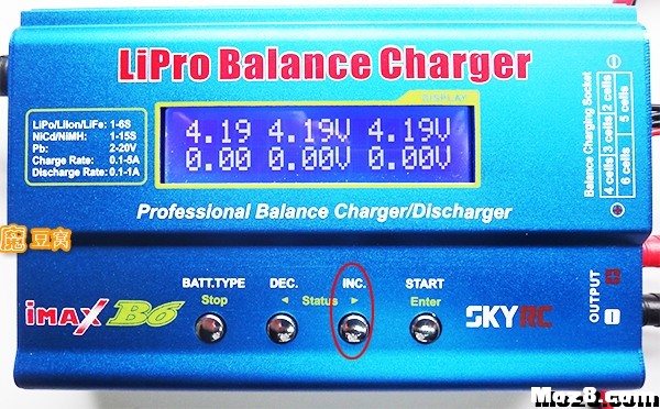B6充电器给锂电池充放电的使用说明 电池,充电器,FUTABA,平衡充 作者:大姐大 446 