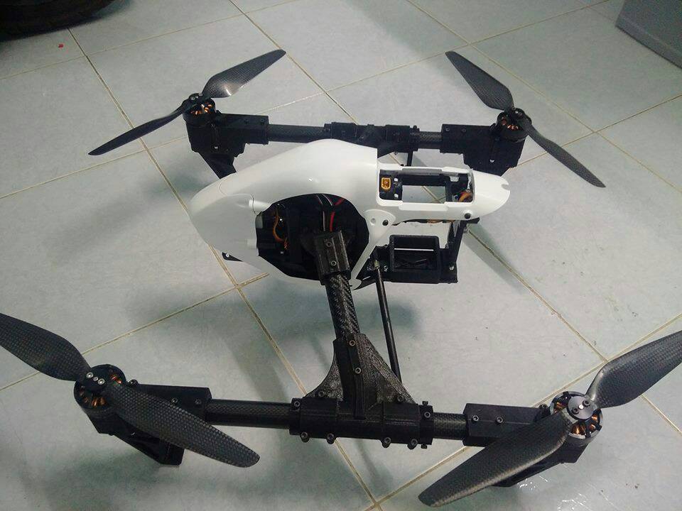 纯手工制作仿悟1机架完工 飞控,大疆,四轴,APM,机架 作者:噢噢噢 2185 