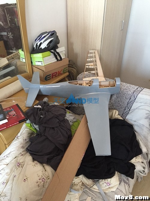 轻木套材 p51野马战斗机制作试飞  作者:听天使在唱歌 6712 