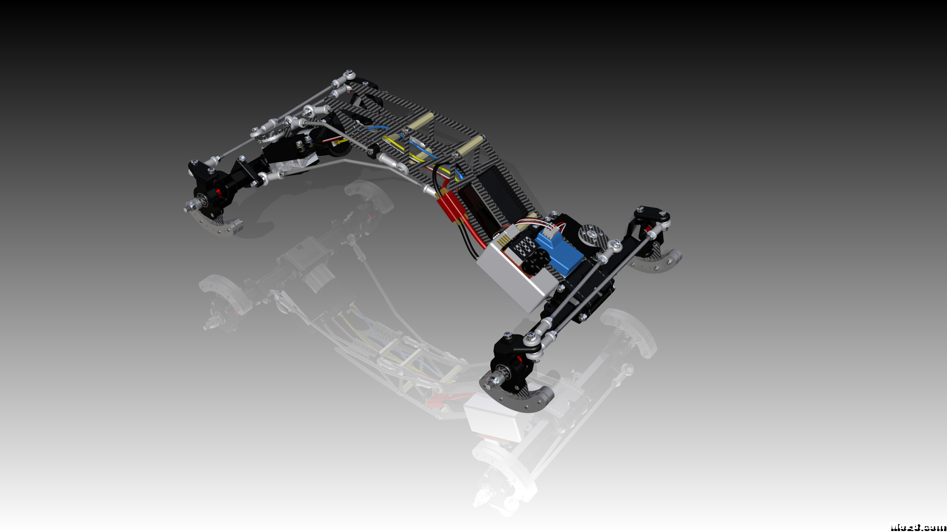 3D打印强爬，适合DIY 模型,电机,3d打印,DIY 作者:zsx4mp 2600 
