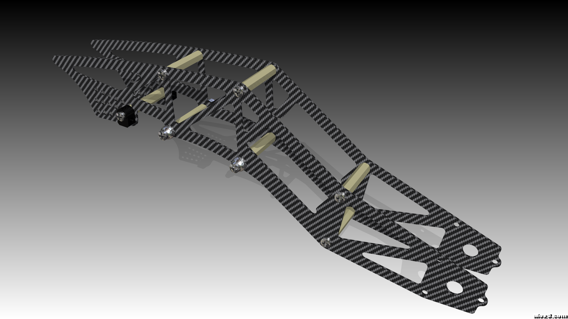 3D打印强爬，适合DIY 模型,电机,3d打印,DIY 作者:zsx4mp 1072 