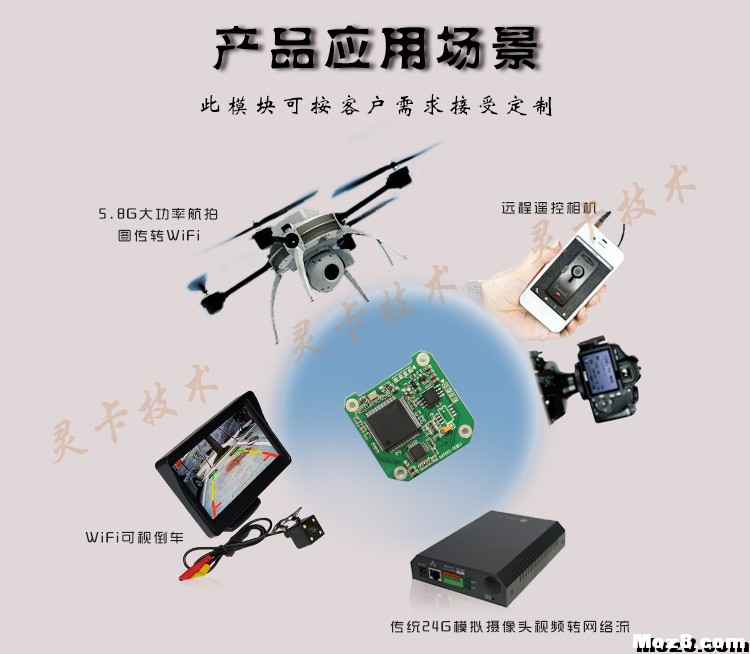 COFDM图传 单兵图传 机器人图传 无线视频传输模块 CVBS转WiFi 图传,机器人,算法,tvi和cvbs区别 作者:linkcard 7458 
