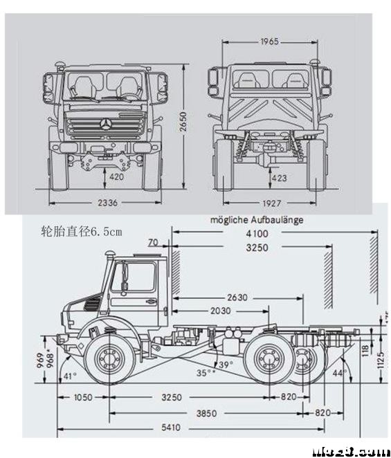 自制18比例乌尼莫克房车 乌尼莫克u6000 作者:德克斯特 6658 