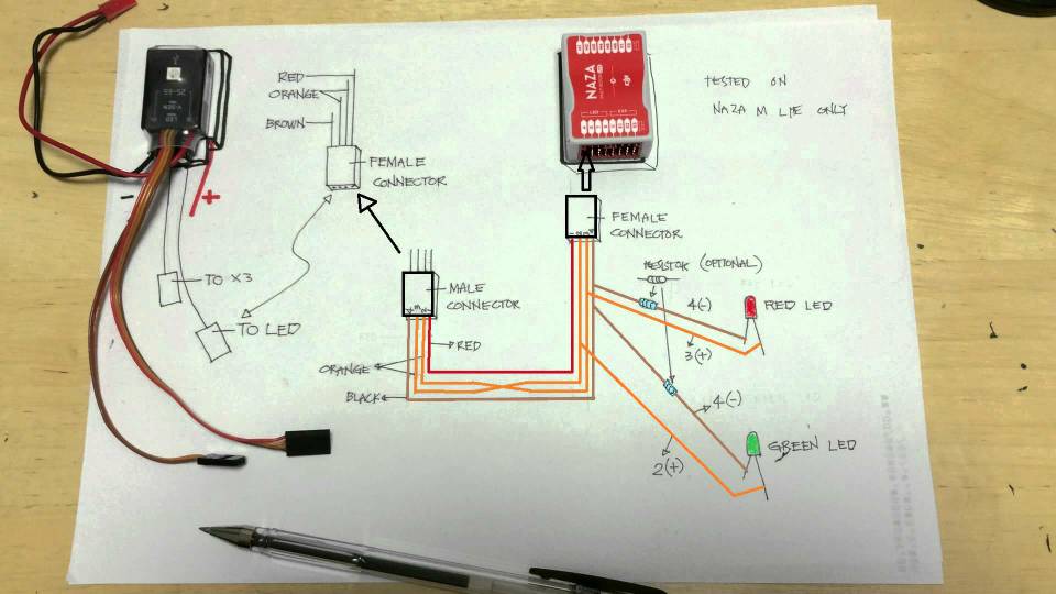 自制NAZA LED 模块 飞控,GPS,家庭led灯模块 作者:yaoyonghe 3077 