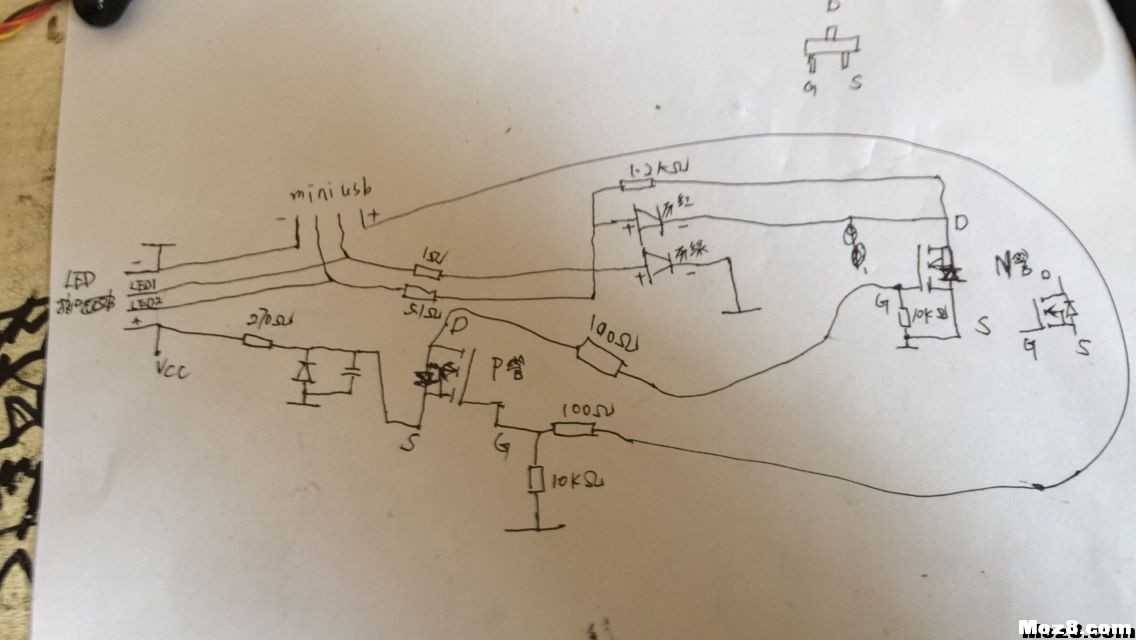 感谢模吧的模友分享的电路图片 飞控,大疆 作者:瞎玩而已 5982 
