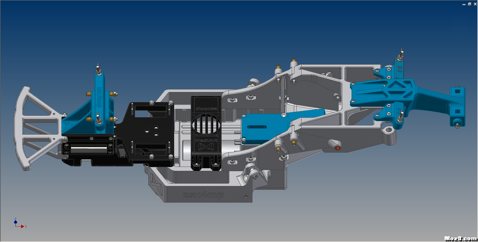 【zsx4mp】3D打印版Trophy Truck模型  作者:zsx4mp 4987 